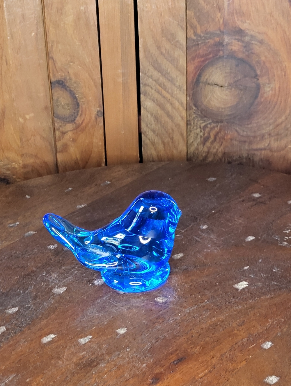 Leo Ward Blue Glass Bird - Picture 14 of 16